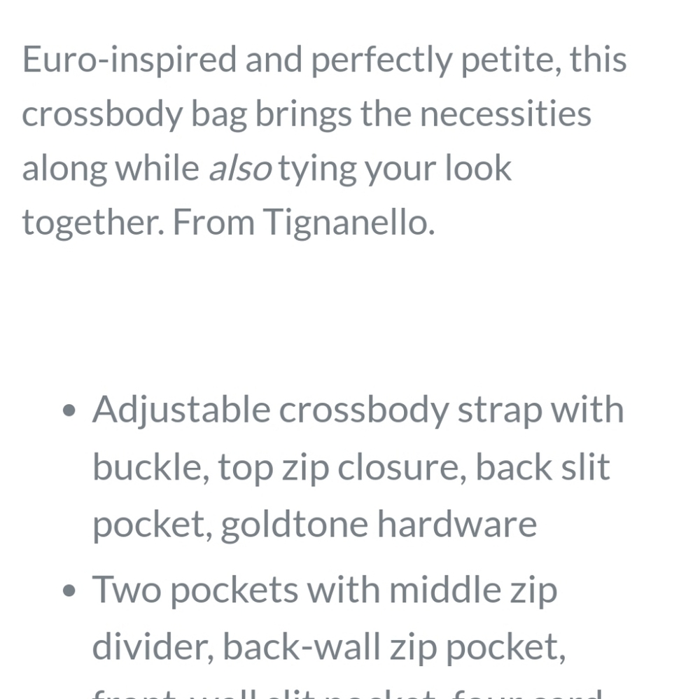 Tignanello Crossbody bag - Picture 7 of 8
